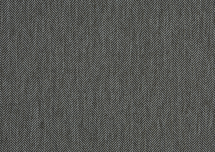 Herringbone, Graphite - Fabric Only - Image 3
